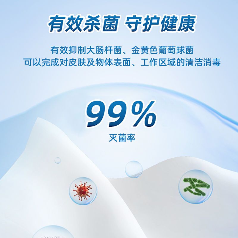 湿纸巾单片酒精消毒100片独立包装一次性免洗75度消毒杀菌湿巾纸|10片试用散装