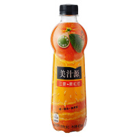 美汁源(Minute Maid) 三重果粒橙橙汁饮料 420ml*12瓶装 含果肉 PET 整箱装 可口可乐出品