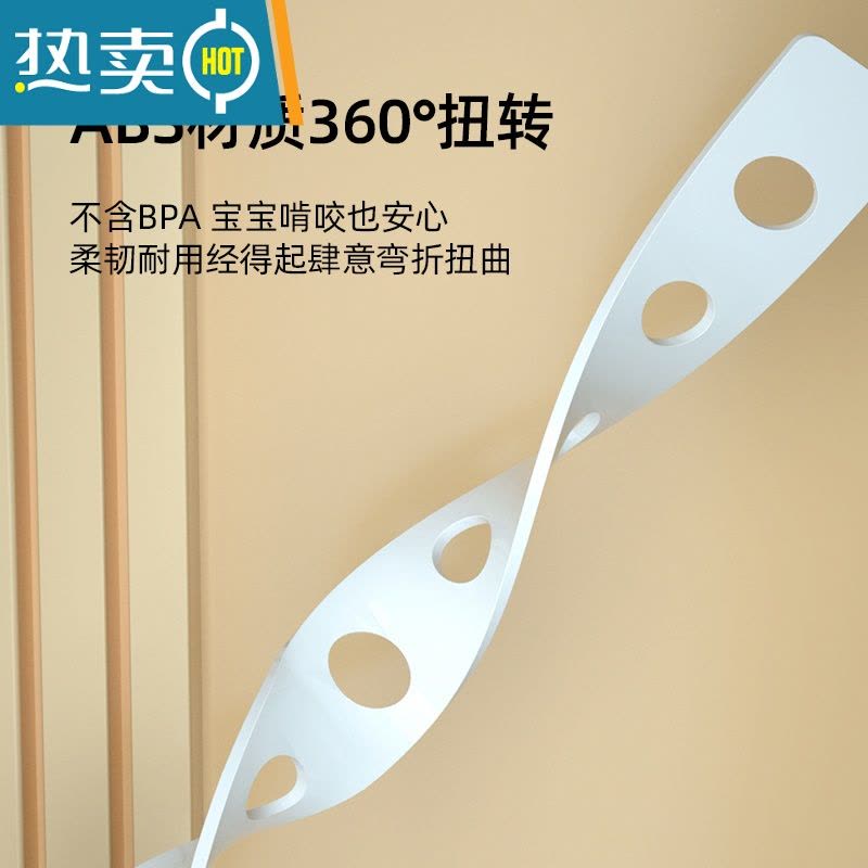 显彩抽屉扣防宝宝柜门锁扣儿童安全锁冰箱门关不紧器饮水机防烫防护 旋转对开锁5个装[耐粘不伤家具]房门安全扣图片