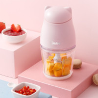 美的（Midea）辅食绞肉机 LZ20Easy201A 婴儿宝宝辅食 迷你料理机 家用搅拌机蔬果泥绞馅碎菜碎肉机 粉红色