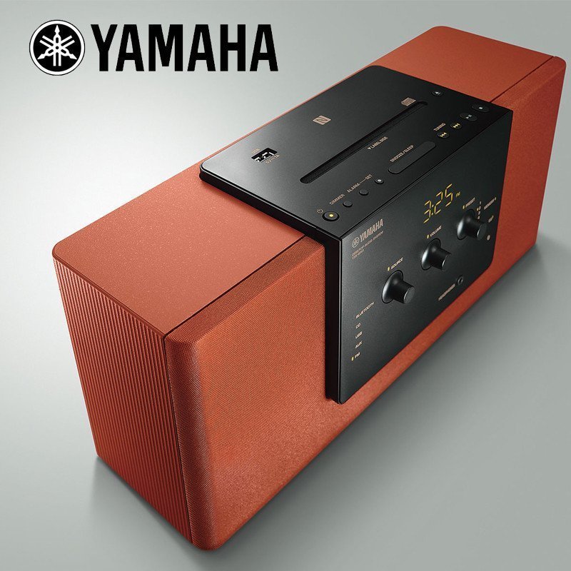 雅马哈(YAMAHA) TSX-B141(BRK) CD机 USB播放机 迷你音响 无线蓝牙音响 砖红色