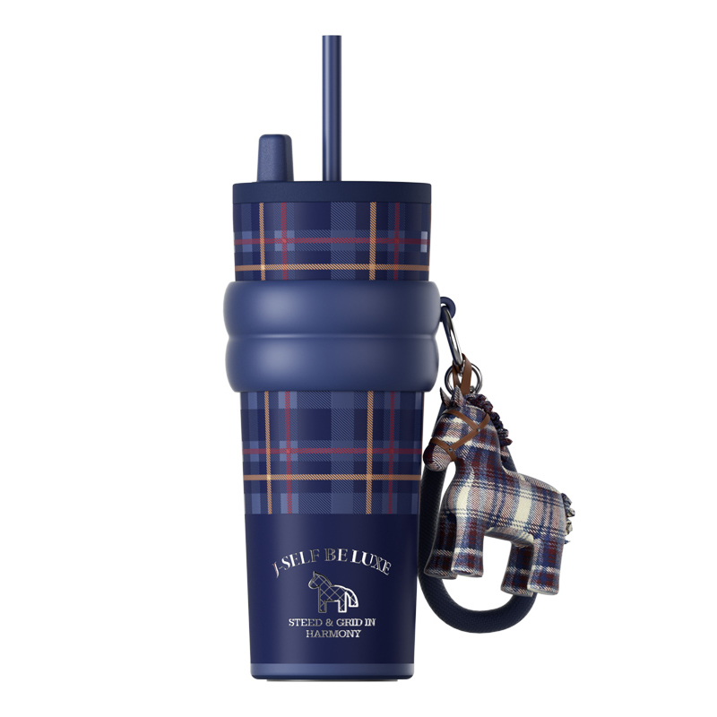 世大家 极光星夜吸管杯(不含帆布袋)710ml陶瓷-蓝纹骥韵(蓝)高清大图