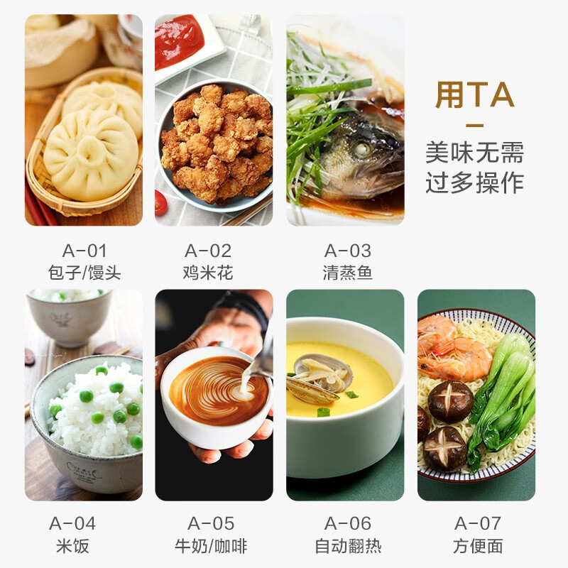 格兰仕(Galanz)复古微波炉家用20L小型迷你简单旋钮操控易清洁平板加热智能自动菜单KJ(W0) 米白色高清大图