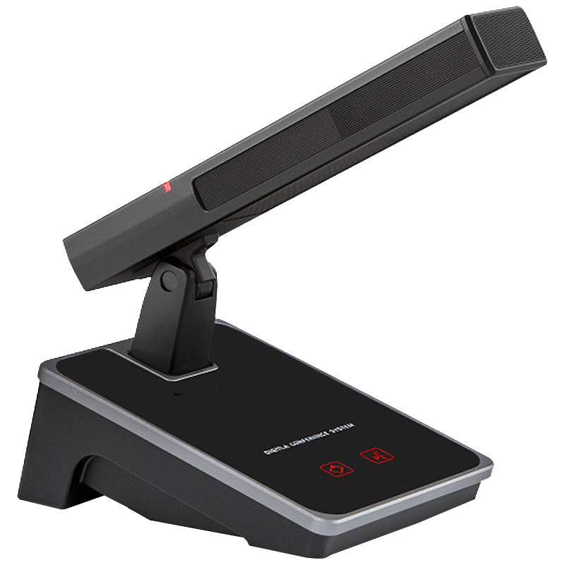 润普Runpu会议音频扩声系统专业有线手拉手套装数字会议麦克风话筒有线手拉手一拖十二RP-S12-YXS9208高清大图