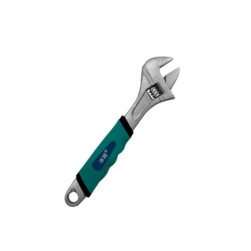 冰将 包塑防滑胶柄活动扳手 把高清大图