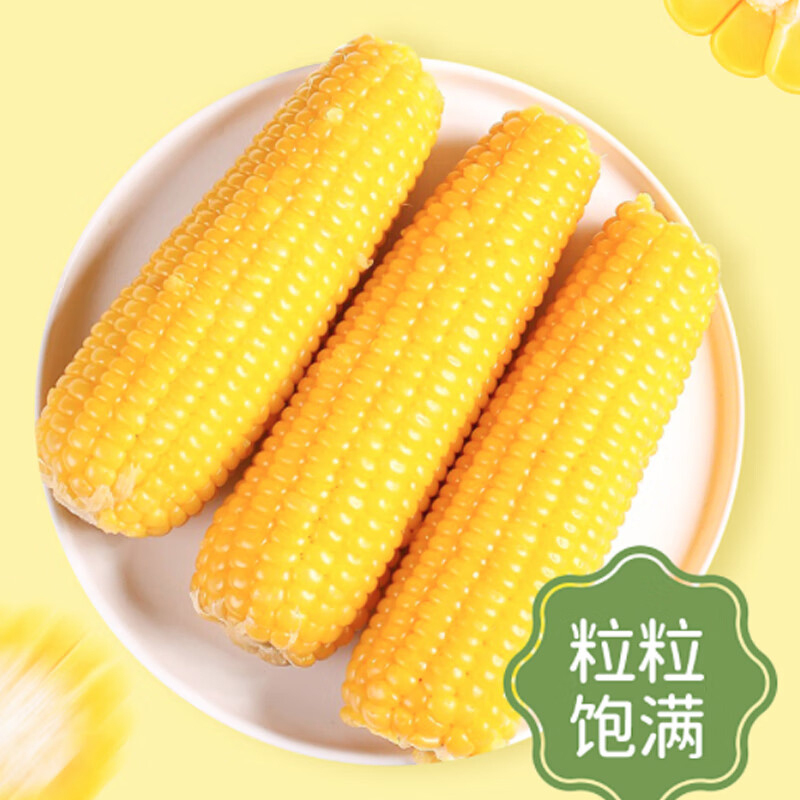 邻家饭香玉米鲜食黄糯玉米8穗无食品添加剂8穗*1盒