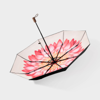 [苏宁自营]蕉下(bananaunder) 小黑伞系列三折伞(倚杏)(把) 黑色