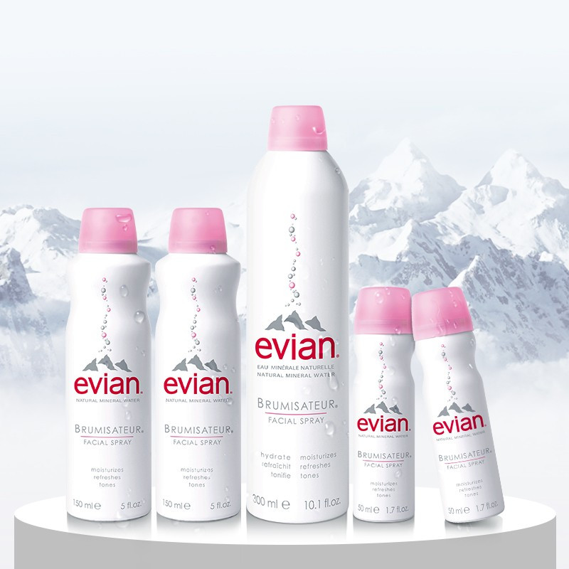 依云矿泉水喷雾300ml+50ml