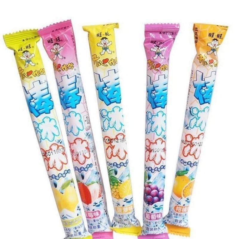 旺旺碎冰冰果味35克根吸吸果冻碎碎冰棒棒冰可吸非碎冰冰菠萝味10根