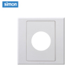 西蒙(simon) E3 插座开关插板86型开关插座面板 出线面板 出线面板 雅白色