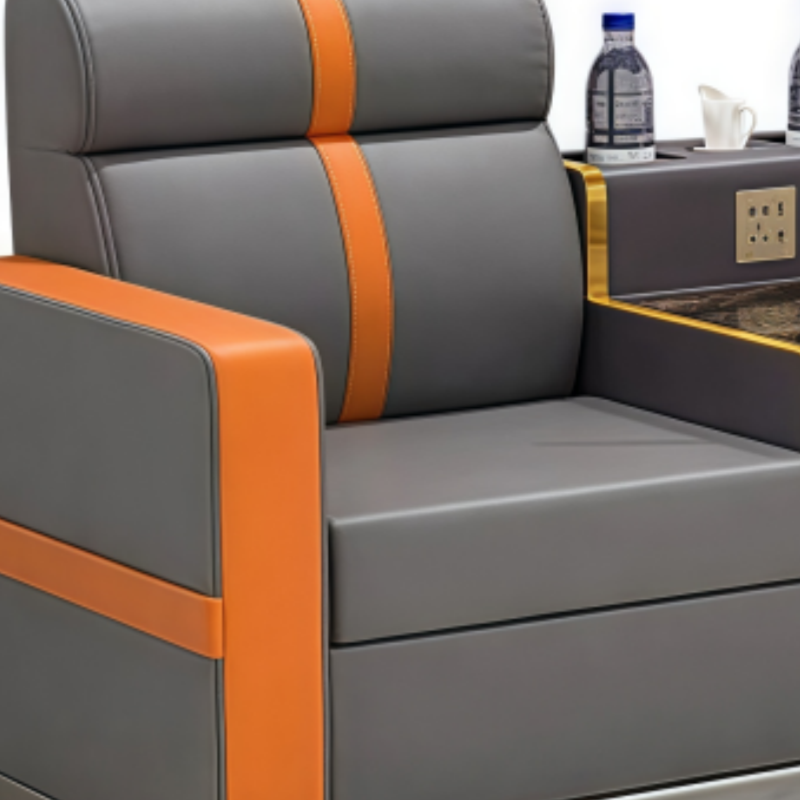 豫龙都台球沙发双人位张高清大图