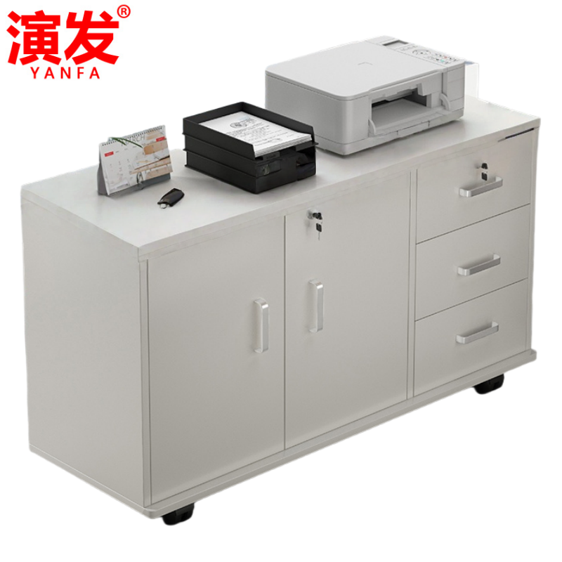 演发 办公桌三抽两门 个高清大图