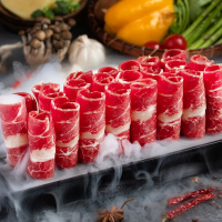 货出六盘 宁夏西吉县谷草饲喂养 六盘山牛肉 精品黄牛牛肉卷250g*4