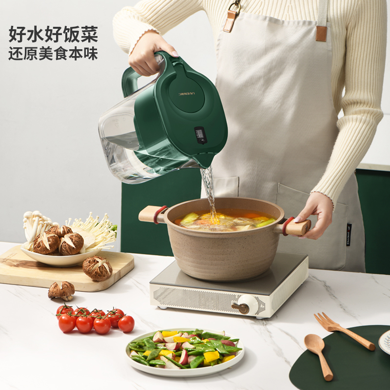 利仁净水器家用直饮机自来水过滤器净水壶滤芯+3.5L滤水壶*7个