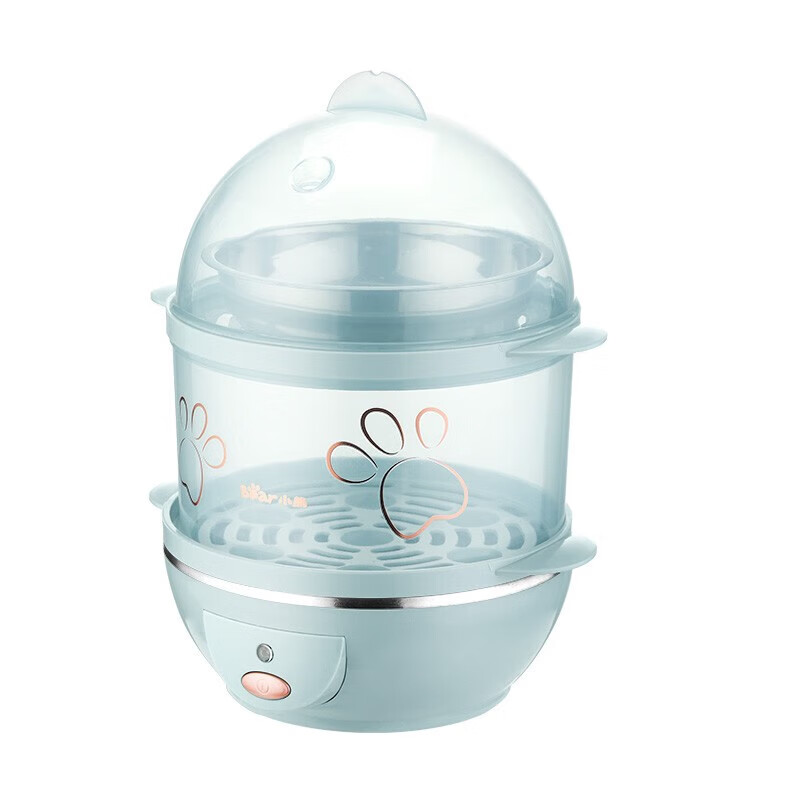 小熊(bear) ZDQ-C07C6 煮蛋器 家用双层蒸蛋器一键开关防干烧自动断电蒸蛋器