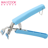 美厨 不锈钢碗碟夹 蒸锅汤锅沙煲防烫取碗器提盘夹蒸锅夹(颜色随机) 厨房夹子MCJD-018