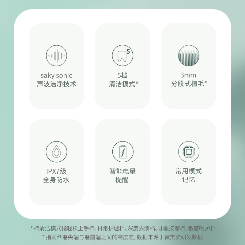 舒客电动牙刷成人全自动声波智能软毛学生男女士情侣套装T3绿色福利版