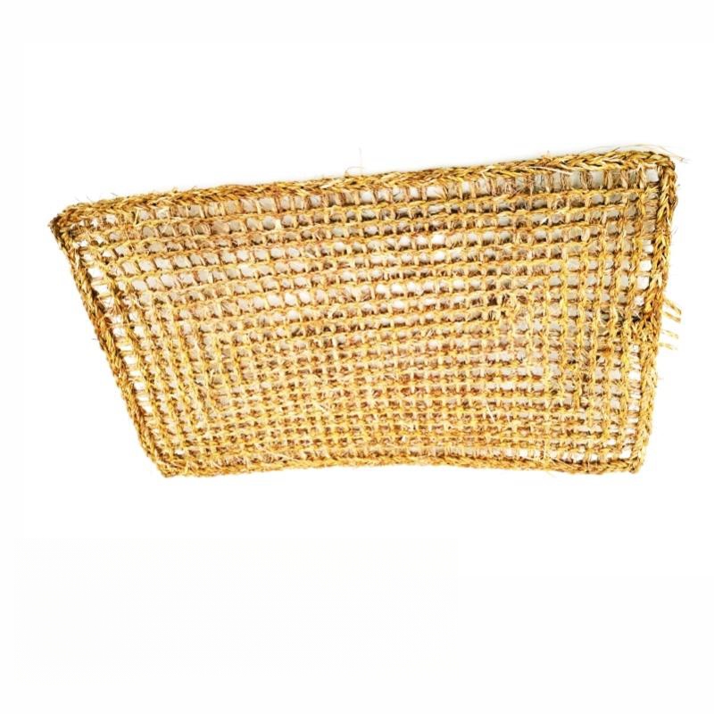 德基工品 手工编织 草垫子 40cm*70cm 厚度2cm高清大图