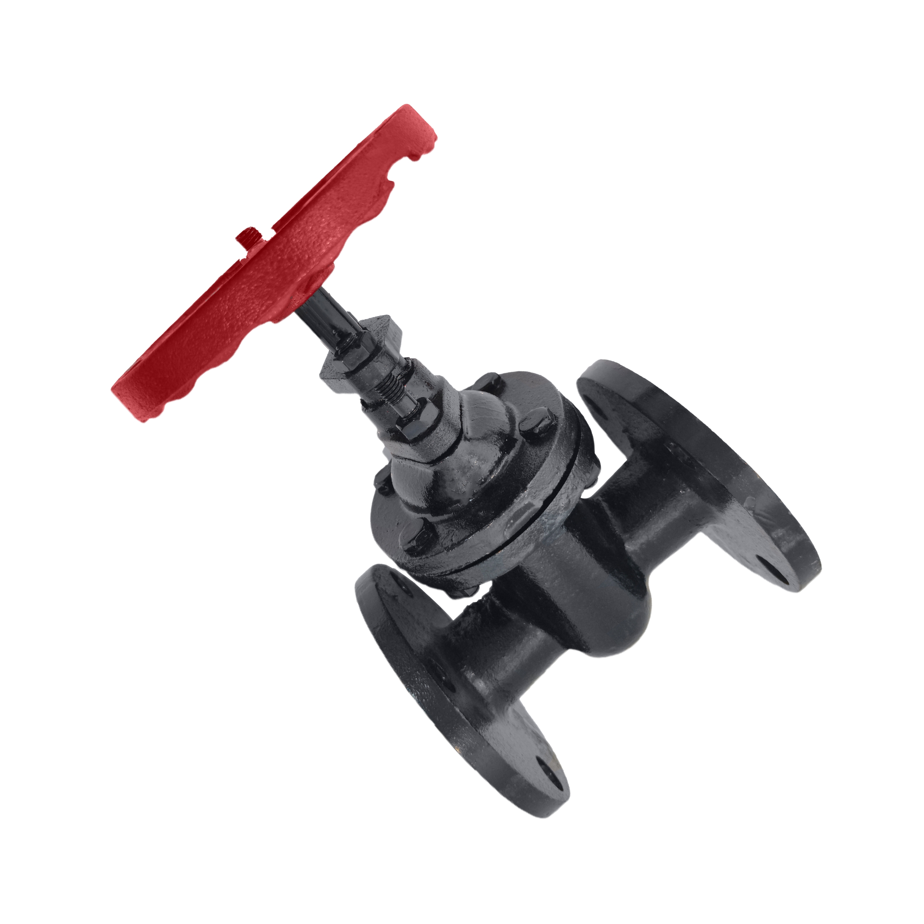 杉外山 法兰铸铁暗杆闸阀门 个高清大图