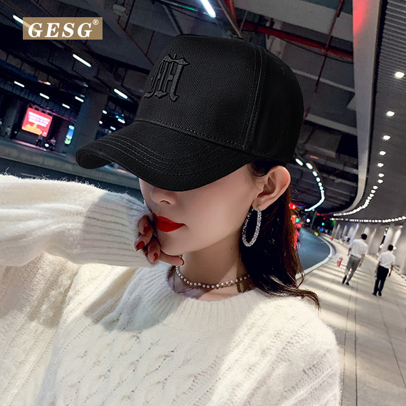 盛世尼曼高顶棒球帽女显脸小韩版潮时尚百搭刺绣鸭舌帽女显脸瘦街头女帽潮帽子