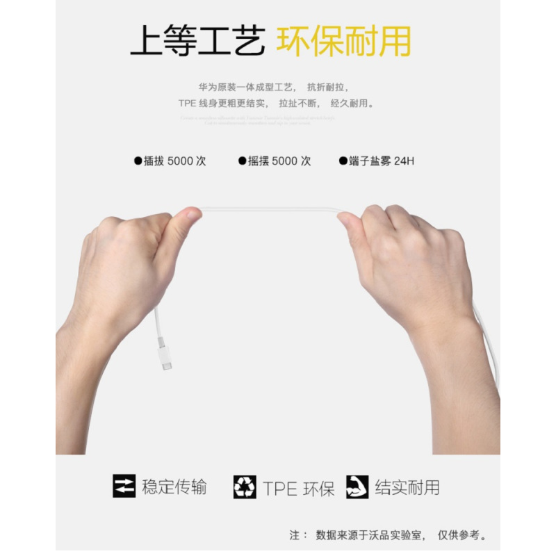 沃品LT35TYPE-C快充数据线 5A