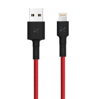 ZMI 紫米MFi认证苹果数据线1米编织线适用于苹果手机充电线iphone13Pro MAX/12/XR/8P红色1米