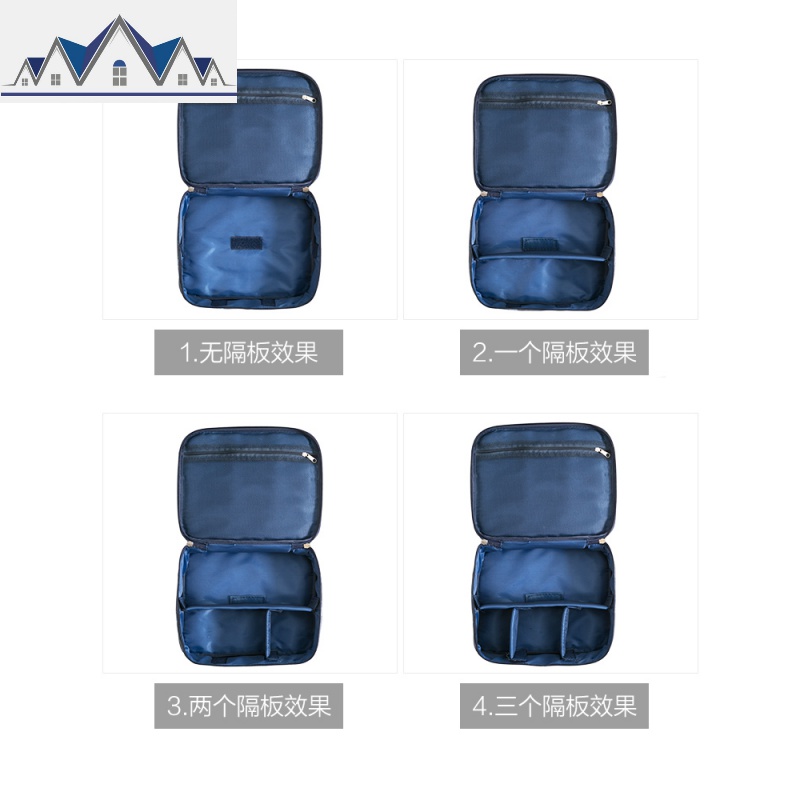 化妆包旅行便携化妆袋女防水洗漱包大容量化妆品多层收纳包 三维工匠高清大图