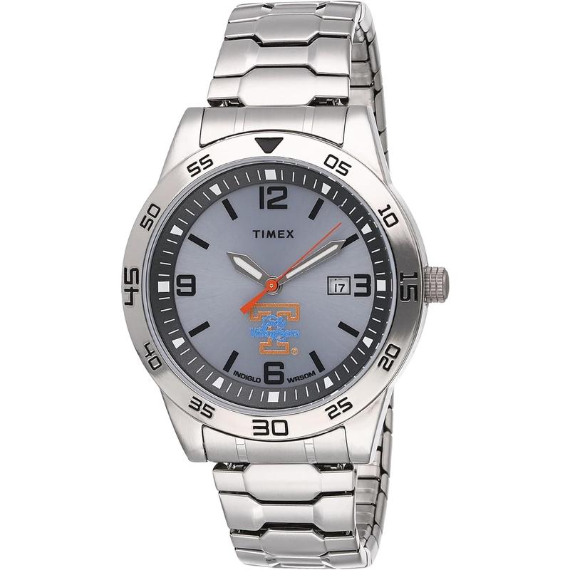 TIMEX男士运动腕表银色表盘不锈钢表带经典设计潮流配饰高清大图