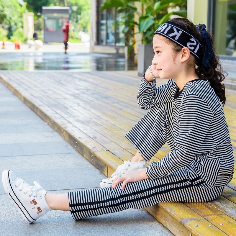 儿童帆布鞋高帮女童板鞋2021秋新款潮男童小白鞋韩版百搭学生鞋子 中帮黑无图 30