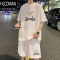 HLCOMAN青少年短裤男款运动夏季潮流华夫格宽松五分中裤港风沙滩裤子套装