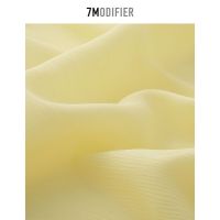 拉夏贝尔7M拉夏贝尔简约圆领女装新款七分袖圆领雪纺学生上衣