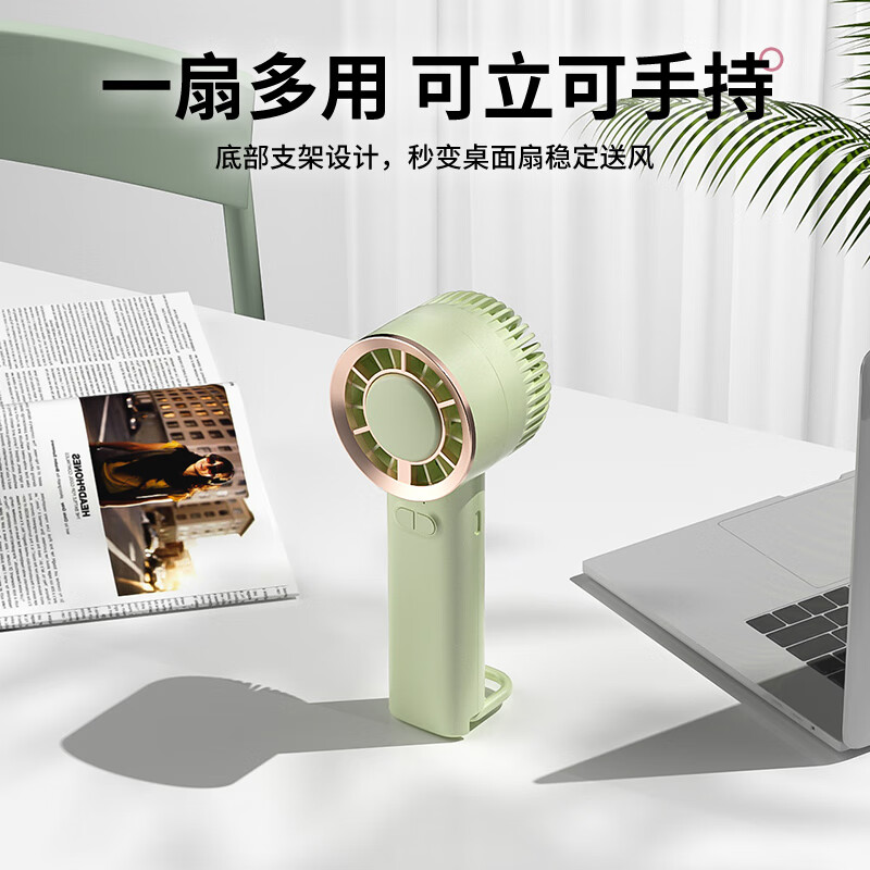 戈尔斯诺(GEERSINUO) GS-D906-1 简约手提风扇 颜色随机高清大图