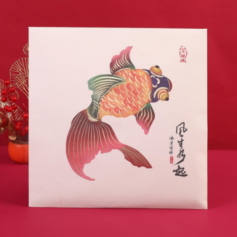连联红 风生水起大礼袋-新春祥和对联(春联)套装高清大图