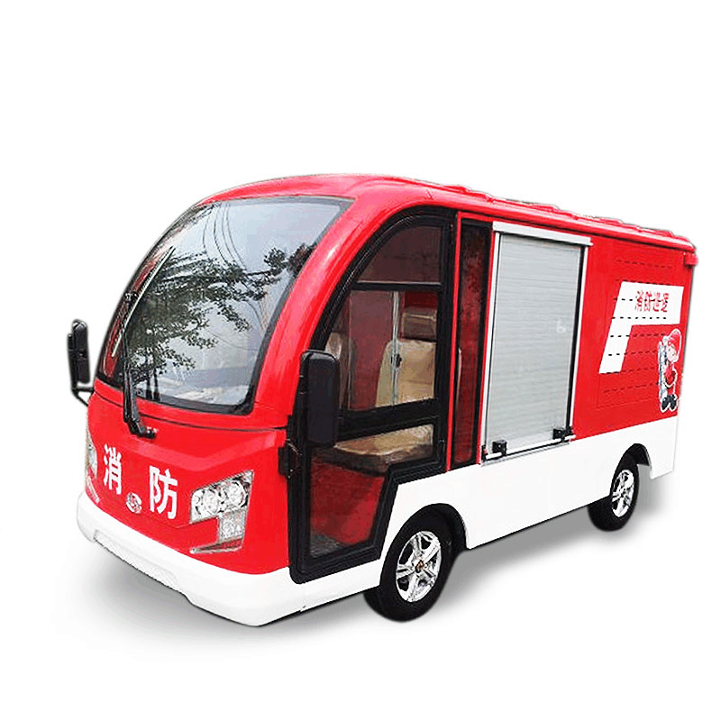 婉晨 电动大巴微型消防车四轮双排2座4座新能源社区应急救援灭火单排消防巡逻车小区景区园区物业消防站 支付定金详细咨询客服图片