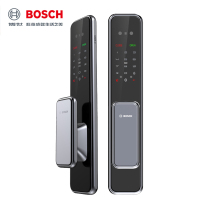 博世(BOSCH)指纹锁智能锁人脸识别智能门锁电子锁智能家居家用防盗门密码磁卡锁 EL600B墨岩灰
