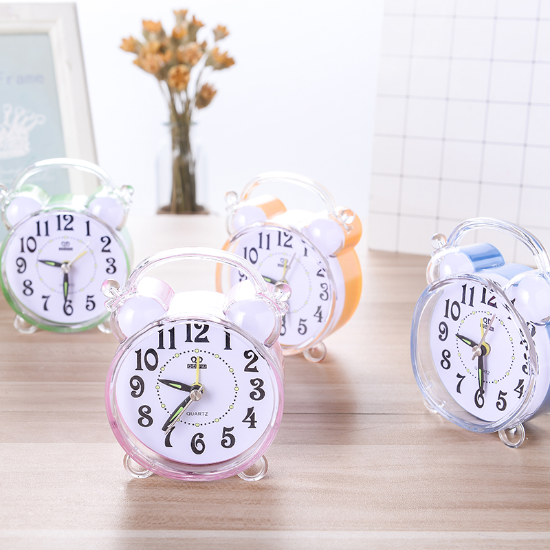 家柏饰(CORATED)创意学生儿童闹钟床头座钟台钟电子个性时钟工艺钟客厅小摆件钟表高清大图
