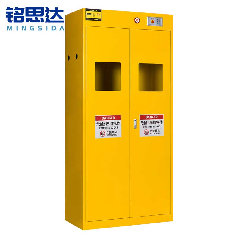 铭思达气瓶柜二代双瓶台高清大图