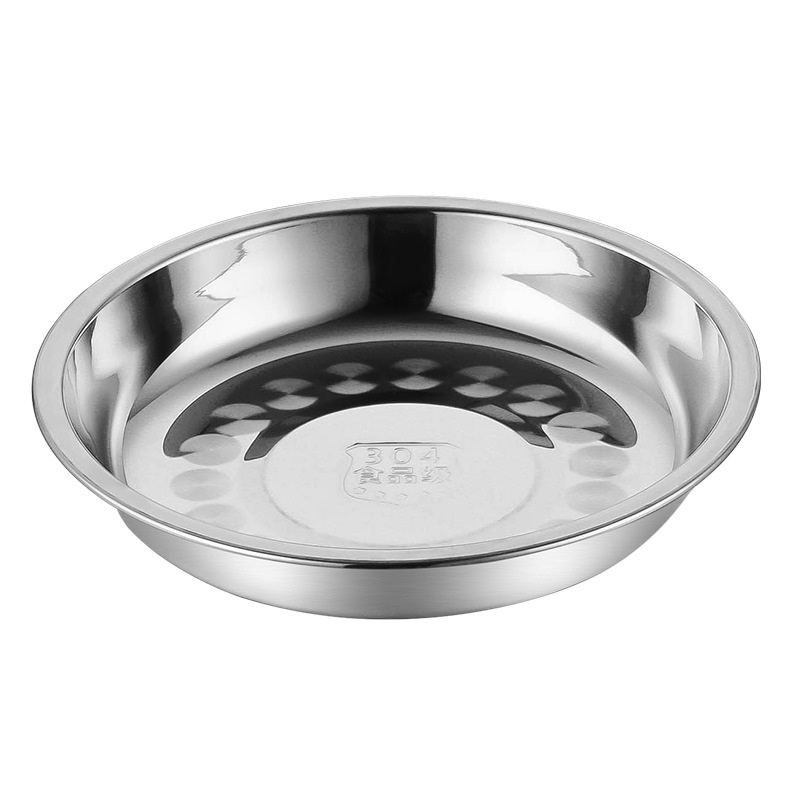 DYINUO 304不锈钢圆盘/盘子16cm 个高清大图