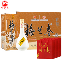 梅兰春 38度脸谱 500ml 6瓶整箱装 芝麻香型白酒 中华老字号酒[新旧包装随机发货]