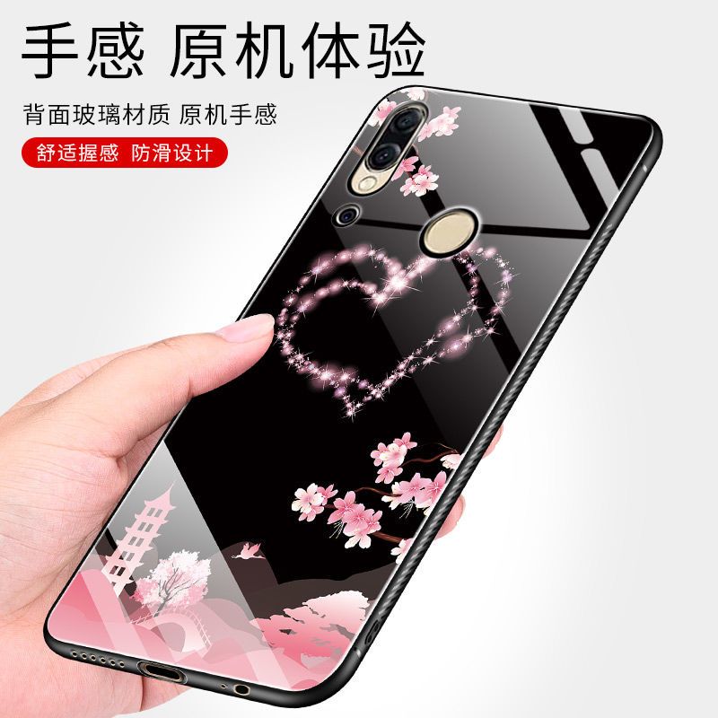 华为荣耀8x手机壳honor8x保护壳玻璃全包防摔JSN-AL00a网红男女款