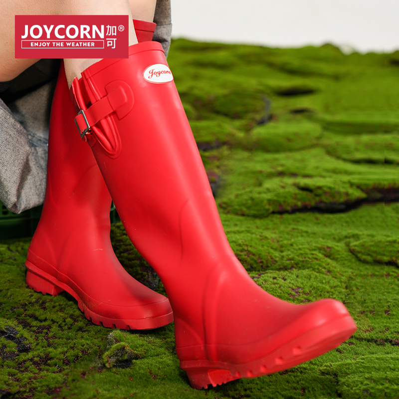 Joycorn加可雨鞋女时尚外穿防水成人高筒女士防滑水鞋惠灵顿雨靴