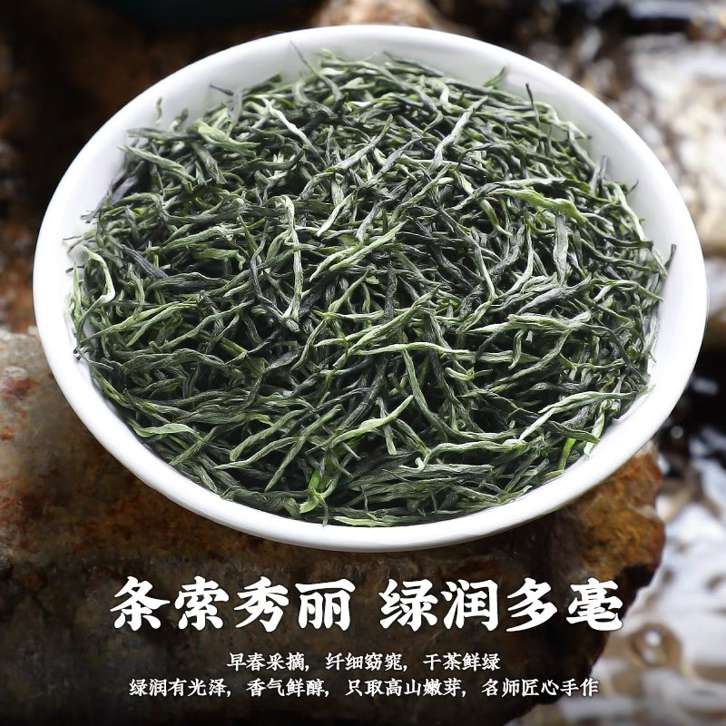 发1.5斤 绿茶茶叶毛尖茶春茶正宗浓香型原产高山嫩芽茶散装750g