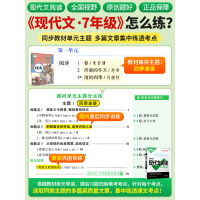 [现代文+课外文言文+满分作文]3本 七年级/初中一年级 [正版]2024初中语文阅读答题模板组合训练七年级上册初一语文