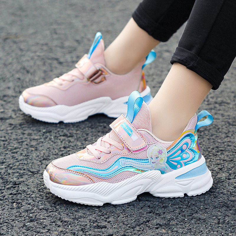 女童运动鞋春季透气儿童波鞋中大童旅游鞋小孩鞋子小学生女童鞋