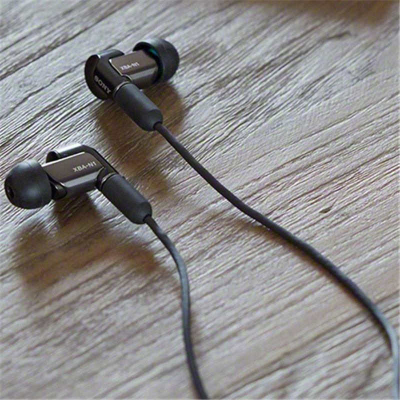 索尼(SONY)XBA-N1AP Hi-Res混合驱动立体声耳机/耳麦 支持iPhone 黑色高清大图