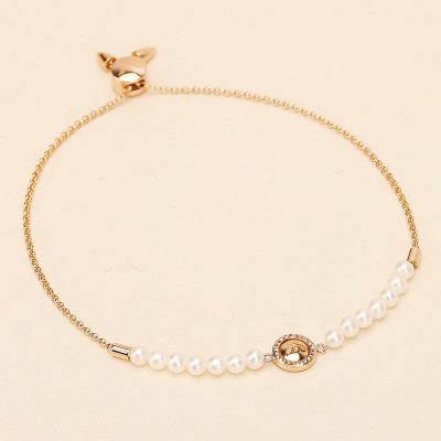 阿玛尼EmporioArmani奢侈品女士手链925银串珠手链女珍珠手链手链送女友礼物生日礼物节日礼物EG3434221