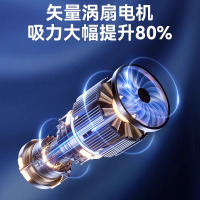 狼盒车载吸尘器无线充电两用手持小型车用汽车家用车内大功率强力