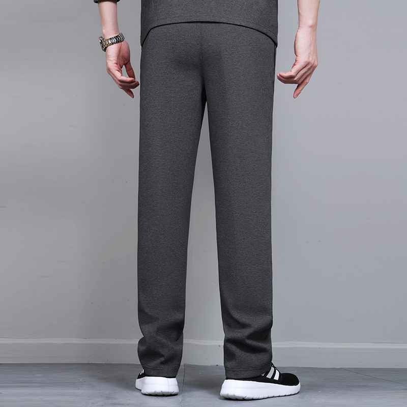 春秋男士宽松直筒休闲裤中老年下装男爷爷运动裤男装长裤官方旗舰店