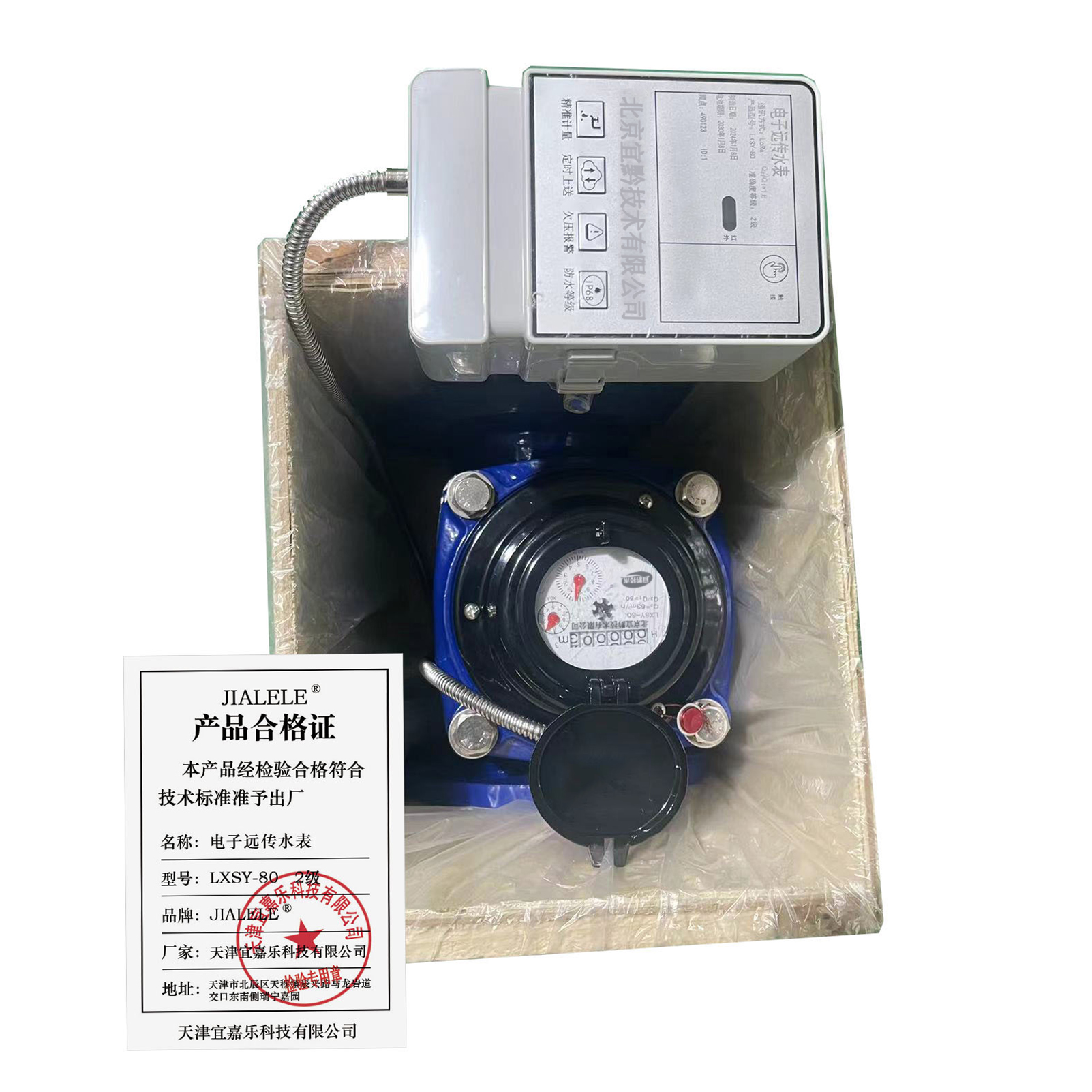 宜黔技术 电子远传水表(LXSY-80 )高清大图