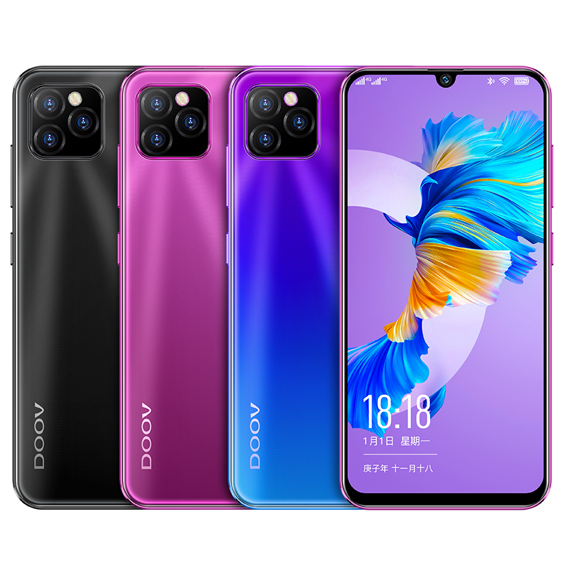 朵唯doovx12全网通4g3gb32gb全面屏水滴屏游戏学生老人安卓智能手机